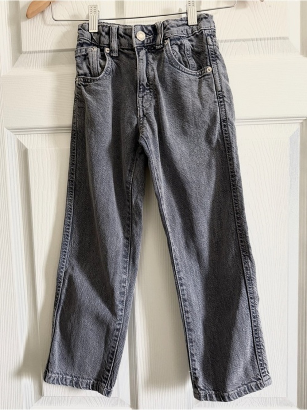 Zara Girls Light Gray Denim Jeans